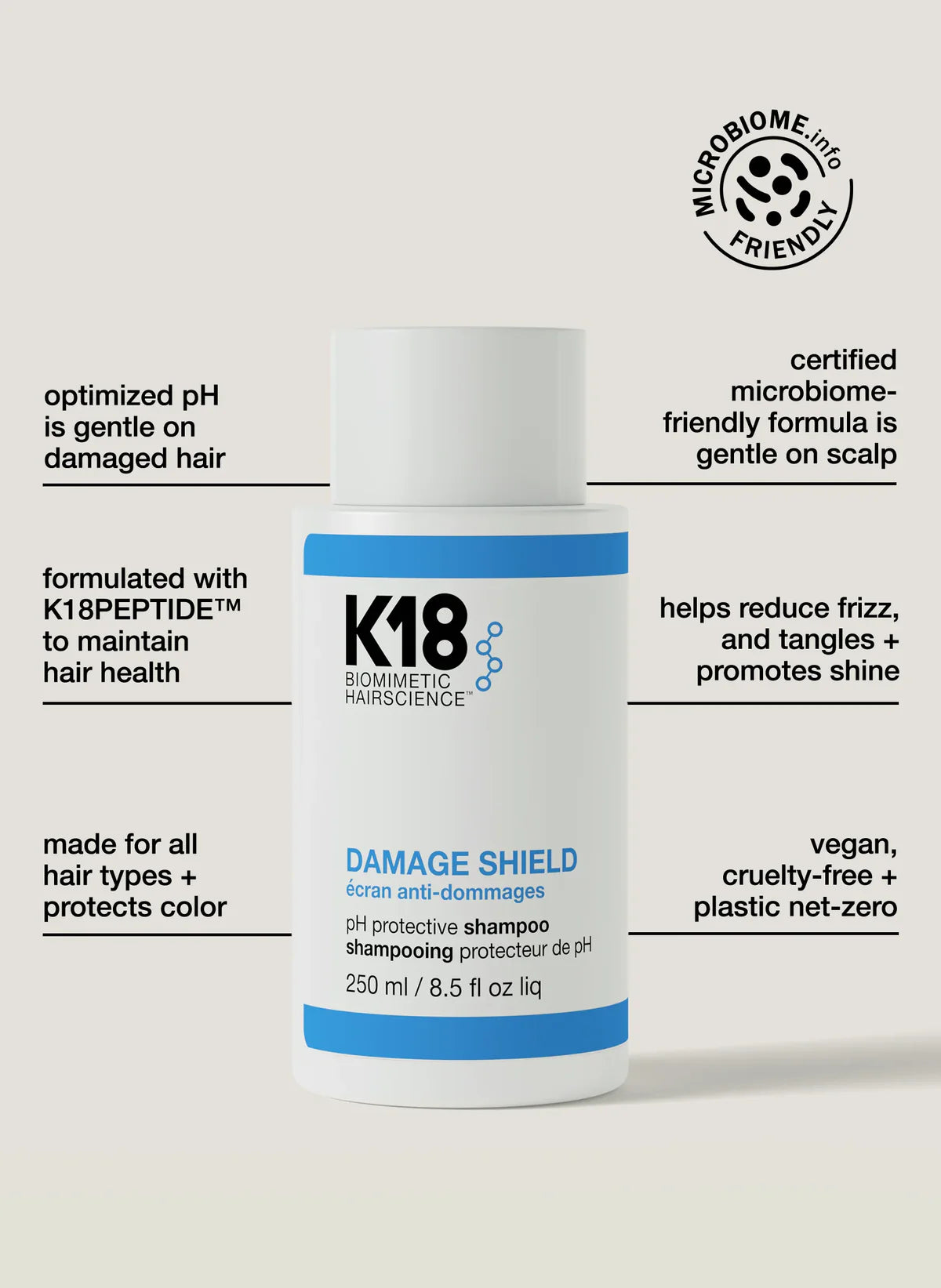 K18 Damage Shield pH Protective Shampoo