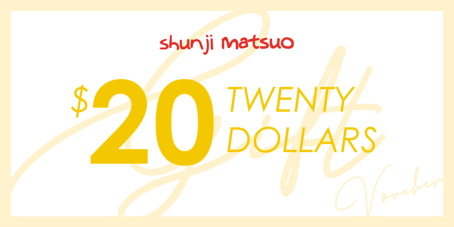 Shunji Matsuo Cash Vouchers (Takashimaya S.C.)