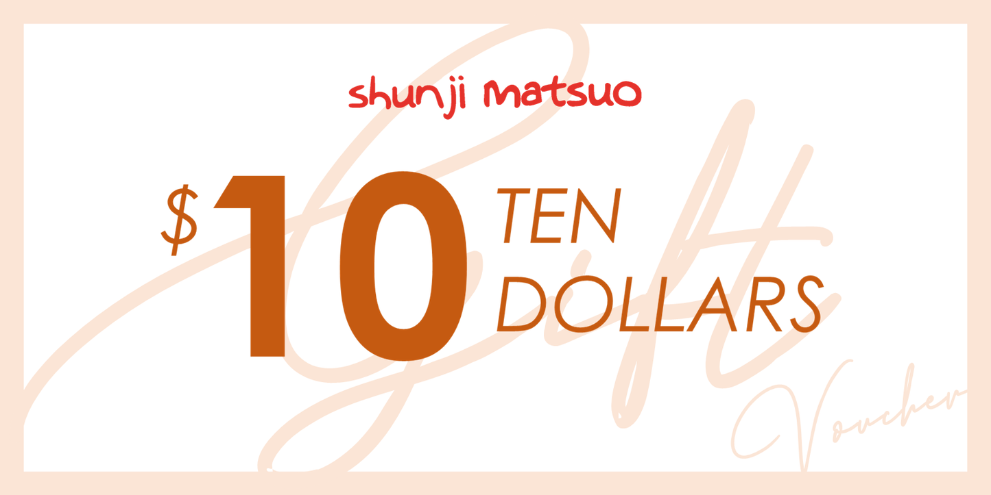 Shunji Matsuo Cash Vouchers (Takashimaya S.C.)